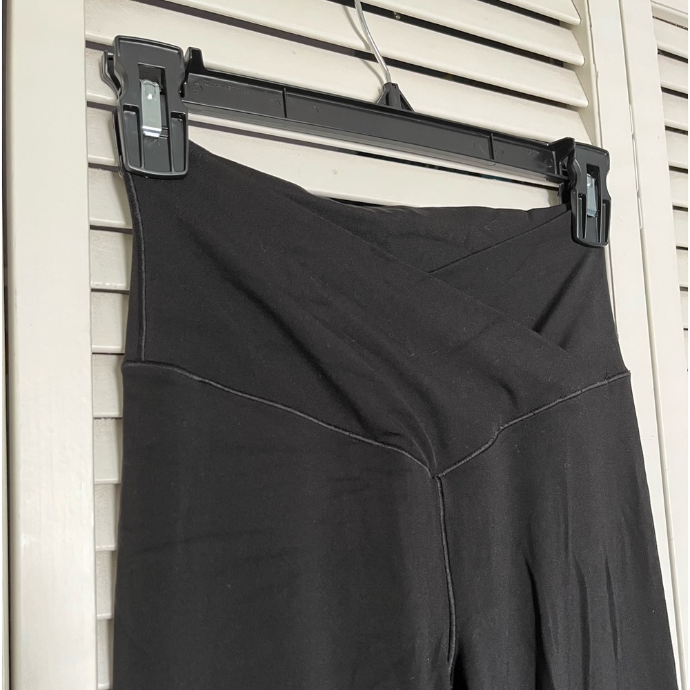 Aerie Flare Leggings Cross Waistband